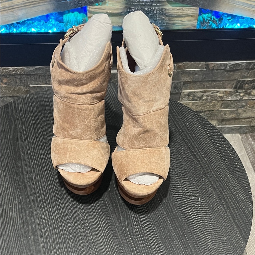 Jessica Simpson Tan Platform Shoes